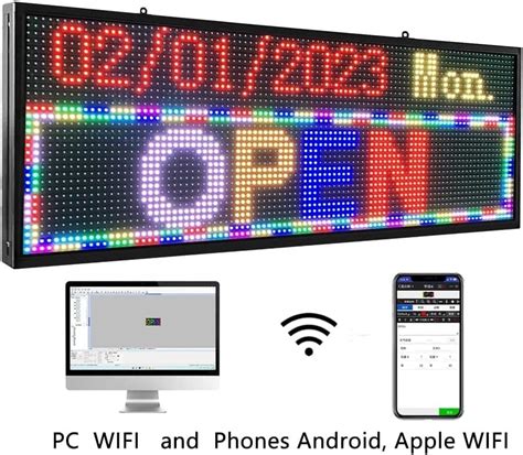 Se Al Led P Pantalla De Mensajes De Desplazamiento Digital A Todo