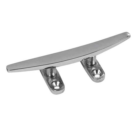 Taquet Plat En Inox A Aisi Finition Poli Miroir Points De Fixation