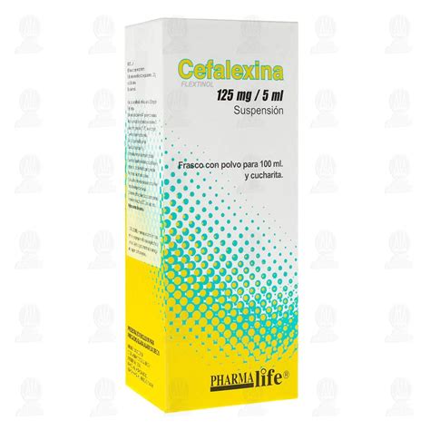 Cefalexina 125mg 5ml Suspensión 100 ml Pharmalife