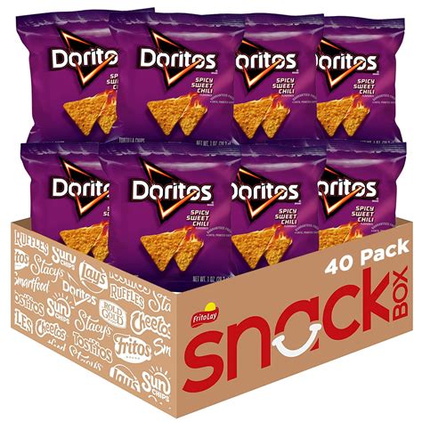 Doritos Spicy Sweet Chili Flavored Tortilla Chips 1 Ounce Pack Of 40