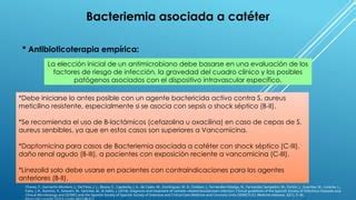 Bacteriemia Asociada A Cateterismo En Uci Pptx