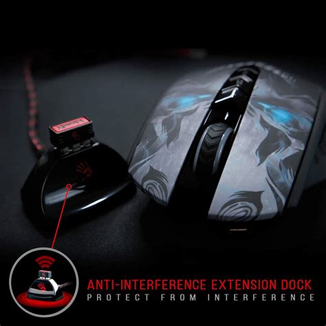 Bloody R80 Wireless Gaming Mouse - Black Pakistan