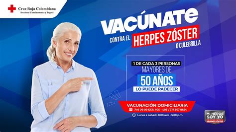 Vacúnate contra el Herpes Zóster Cruz Roja Bogotá