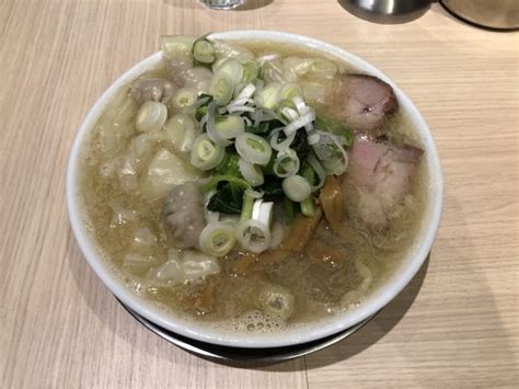 『ワンタンメン塩1150円』桜上水 船越のレビュー ラーメンデータベース