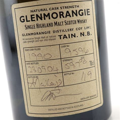 Glenmorangie 1990 Single Cask #9596 / Speakeasy | Whisky Auctioneer