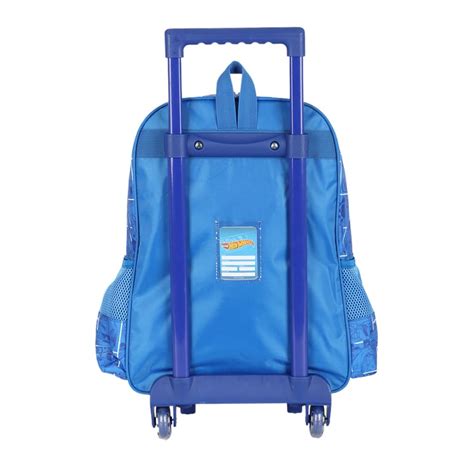 Kit Bolsa Escolar Infantil E Lancheira Hot Whells Azul Maloa Loja Virtual