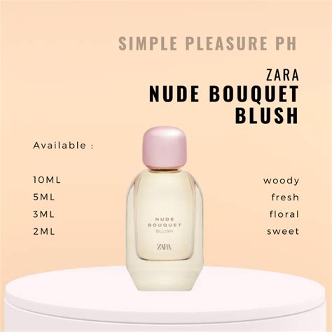 SP Zara Nude Bouquet Blush Decant Shopee Philippines