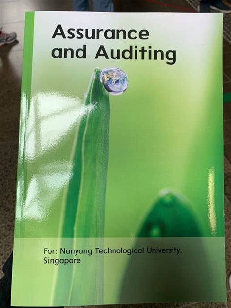 Ac Assurance And Auditing Textbook Ntu Hobbies Toys Books