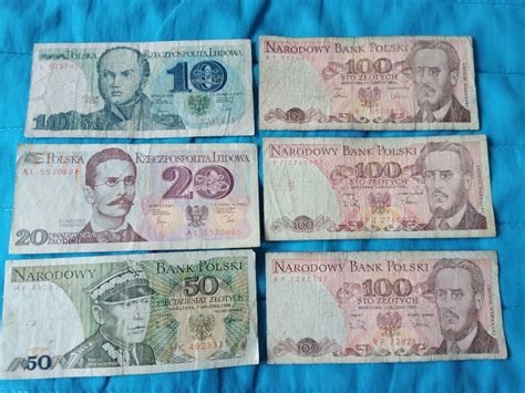 Stare Banknoty Prl Z Bem Traugutt Wejherowo