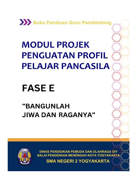 Modul P5 Guru Pembimbing Tema 1 Bangunlah Jiwa Dan Raganya Dadang