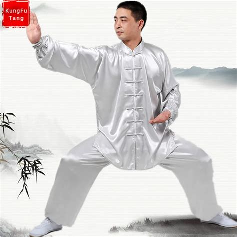 Kungfutang Chinese Adult Kung Fu Uniforms Long Sleeve Tai Chi Clothing