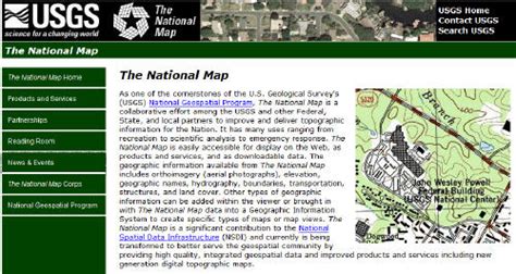 USGS Rolls Out Update To National Map Website GIS User Technology News