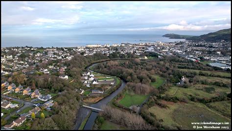 Aerial View Of Ramsey Isle Of Man 24123