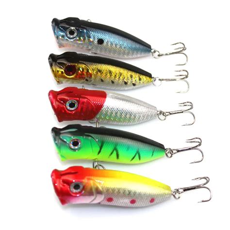 Pcs Lot Popper Fishing Lure Japan G Cm Hard Plastic Bait