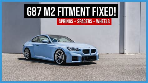 Correcting The Bmw G M Fitment Springs Spacers Wheels Youtube