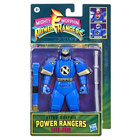 Buy Power Rangers Retro Morphin Ninjor Fliphead Steel Figure Online At