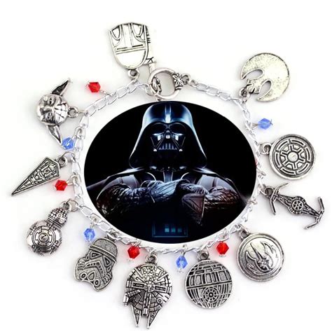 Wholesale Star Wars Charms Bracelets Bangles Jedi Knight Jedi Power