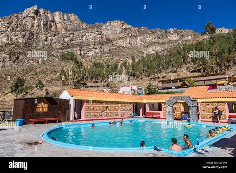 Peru Arequipa Department Colca Valley Chivay The Hot Springs Of La