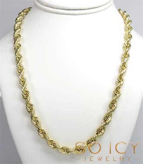 8mm Gold Rope Chain Deals