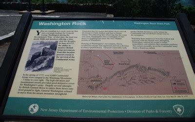 Washington Rock Marker - Green Brook, NJ - New Jersey Historical ...