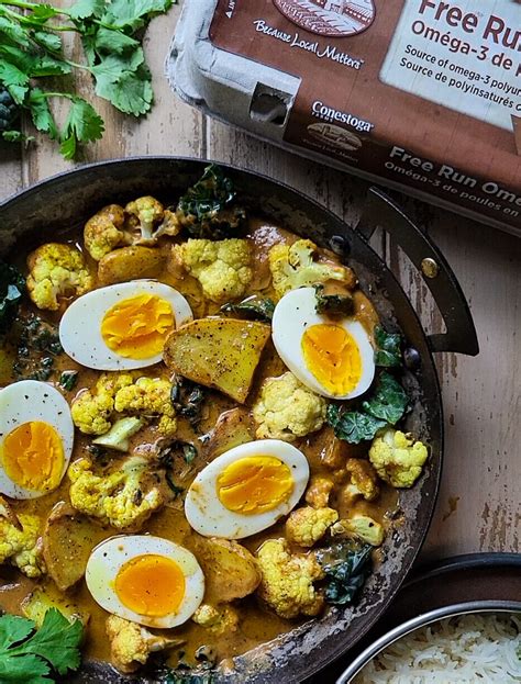 Egg, Potato and Cauliflower Curry | The Lemon Apron