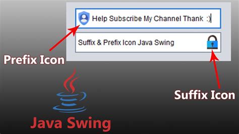 Java GUI Suffix And Prefix Icon In Textfield YouTube