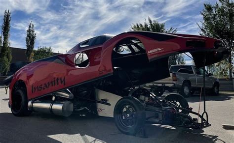 Jet Powered Ferrari Enzo Dragster Took 17 Years To Build