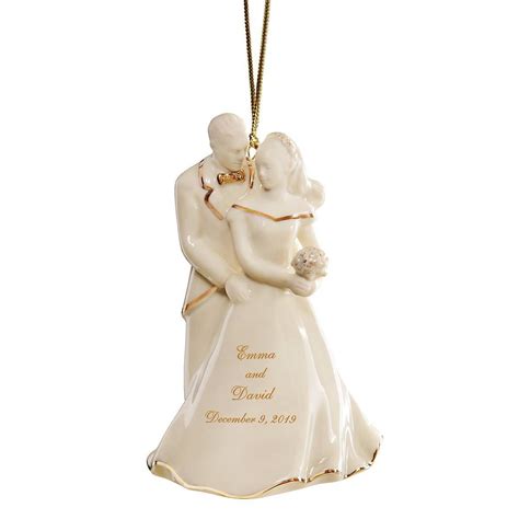 Bride And Groom Ornament Wedding Christmas Ornaments Bride Groom