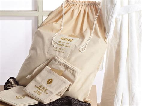 Hotel Drawstring Canvas Laundry Bag Manufacturers and Suppliers China ...