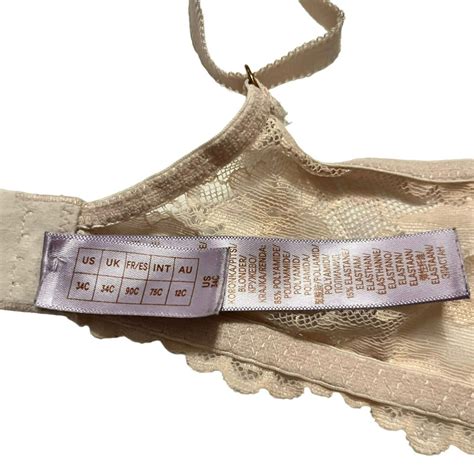 Savage X Fenty Nude Tan Lace Bra C Unlined Underwir Gem