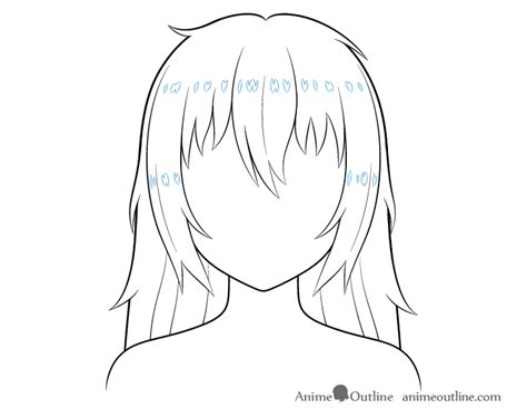 Anime Girl Base With Hair