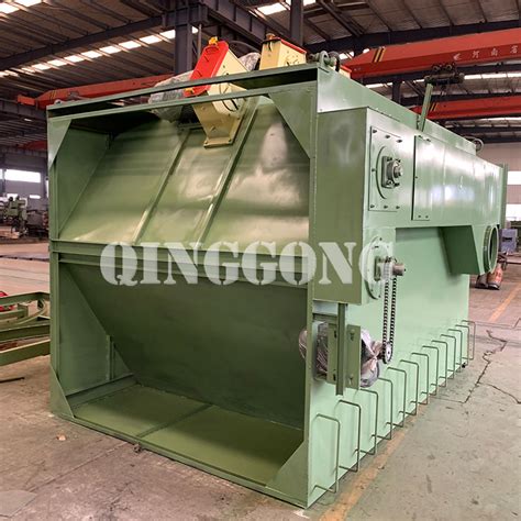 Hanger Type Shot Blasting Machine Delivery Site Qingdao Qinggong