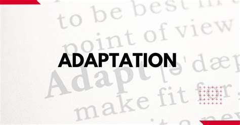 Adaptation Definition & Explanation | Sociology Plus