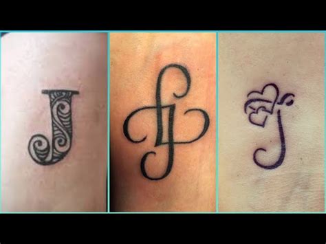 Letter J Infinity Tattoos J Letter Tattoo Fyp Foryoupage Viralvideo