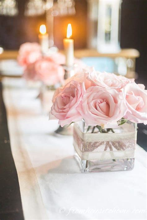 Rose Centerpieces Flower Arrangements