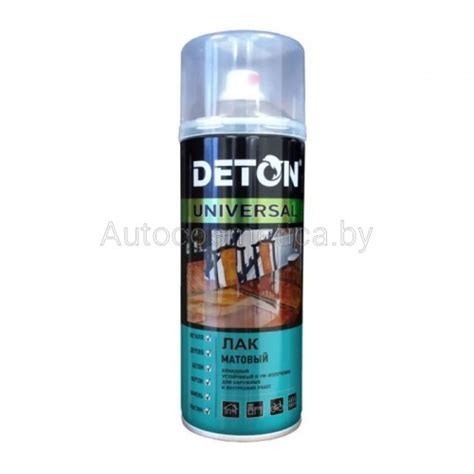Аэрозоль DETON ART Лак Матовый 520мл купить в Минске, Бресте, Витебске ...