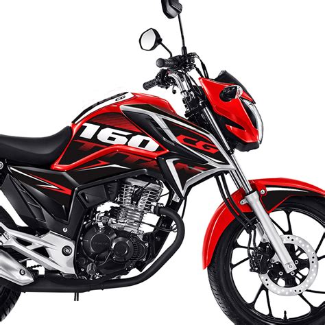 Kit Adesivo Carenagem Moto Honda Cg Titan 160 2022 Vermelho Sportinox