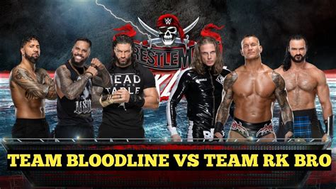 THE BLOODLINE VS RK BRO DREW MACINTYRE SIX MAN TAG TEAM MATCH