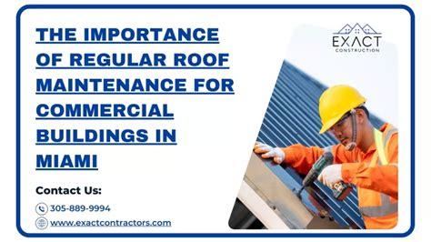 Ppt The Importance Of Regular Roof Maintenance For Commercial