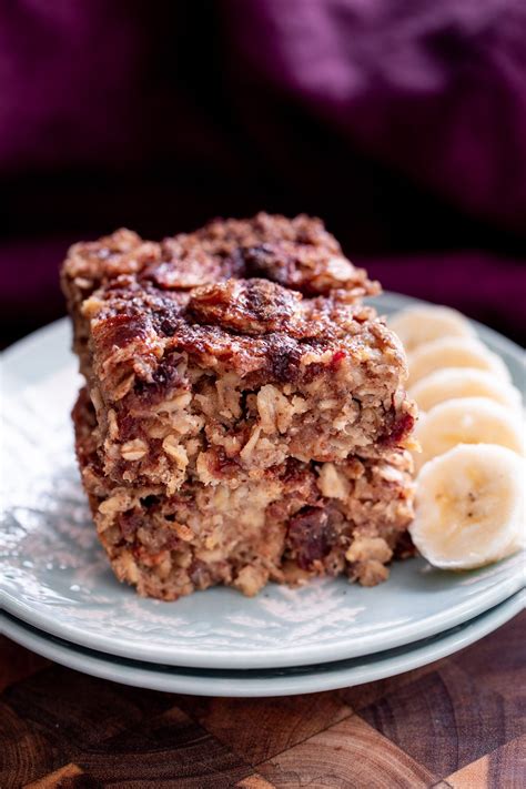 Vegan Banana Oatmeal Bars With Cinnamon Crumb Laptrinhx News