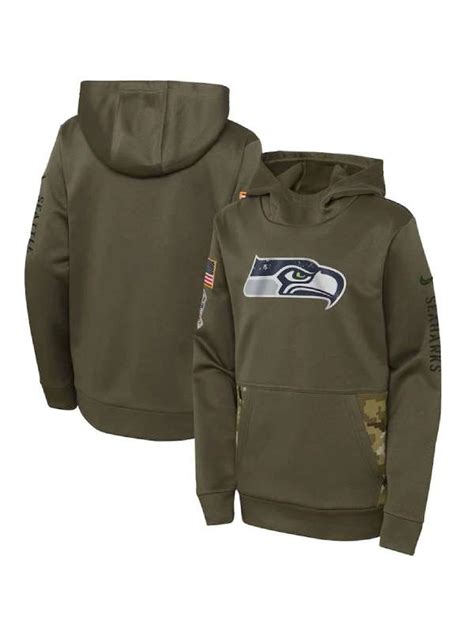 Youth Seahawks Salute To Service Hoodie