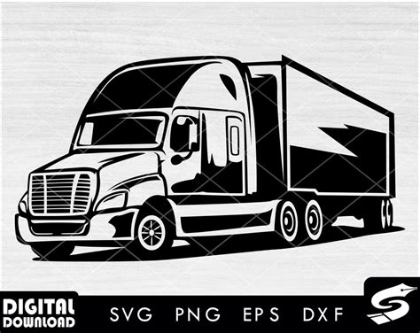 Delivery Truck 2 Svg Semi Truck Svg Truck Svg Truck Driver Svg