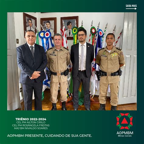 AOPMBM presente na solenidade da Formatura Matinal em comemoração ao