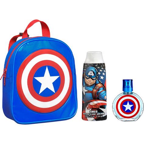 Kit Perfume Air Val Marvel Captain America Edt Ml Gel De Banho