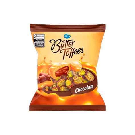 Bala Butter Toffees Chocolate Arcor G Und