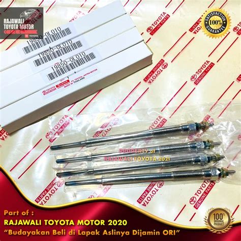 Jual Pemanas Busi Glow Plug Fortuner Innova Hilux Hiace 2005 2015