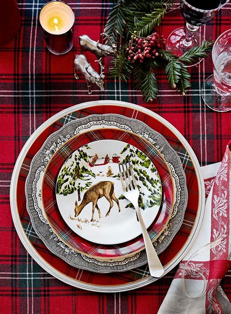 20+ Tartan Plaid Christmas Dishes – The Urban Decor