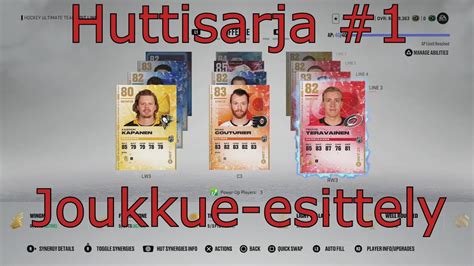 Halpa ja Nopea Joukkue Änärin Alkuun Eka Rivals Peli Nhl 23 YouTube