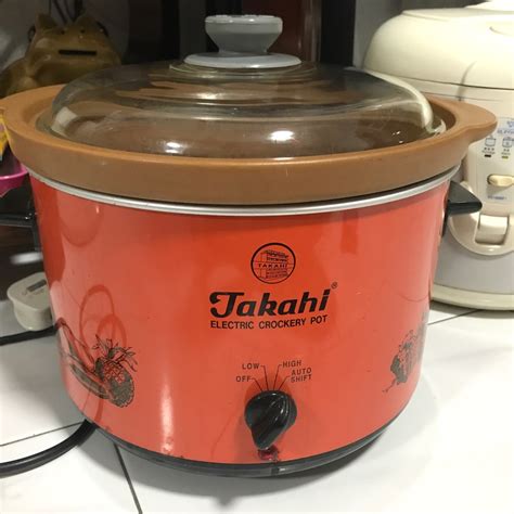 Takahi Electric Crockery Pot Slow Cooker 5 2l TV Home Appliances