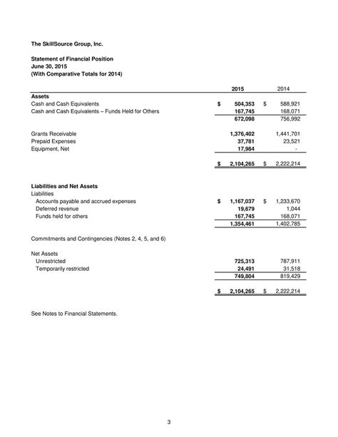 Free Printable Financial Statement Templates Pdf Word Excel